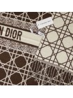 Палантин Christian Dior кашемировый коричневый "Monogram"