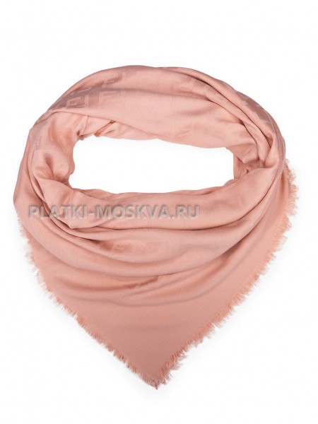 Платок Fendi шерстяной розовый 519-1