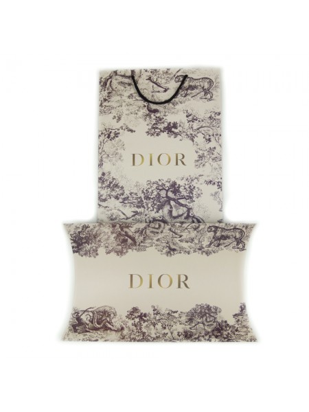 Подарочный конверт с пакетом Dior бежевый с серым