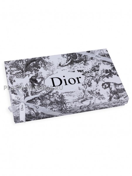 Подарочная коробка Dior бело-серая