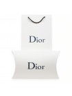 Платок Dior шелковый синий однотонный